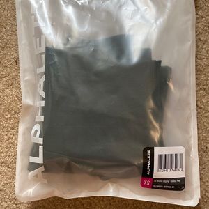 Alphalete OG revival leggings- Darkest pine